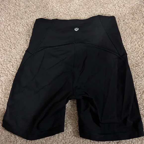 Lululemon black biker shorts - Picture 2 of 3